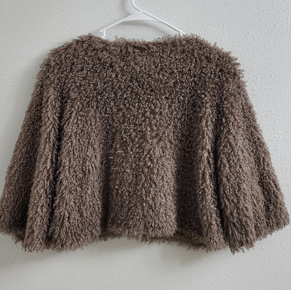 Furrocious Faux Fur Crop Cardigan - Picture 2 of 6